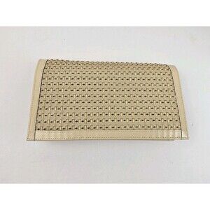 Vintage Handmade Leather Clutch Handbag Purse